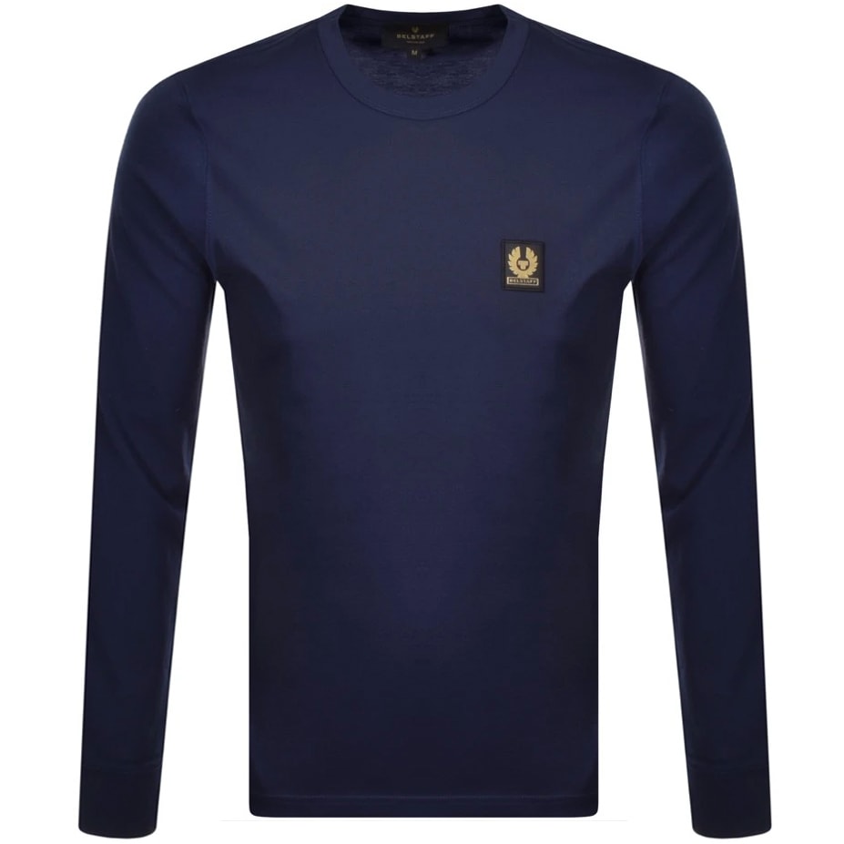 Alternative Image for ProductBelstaff Logo Long Sleeve T Shirt Navy1